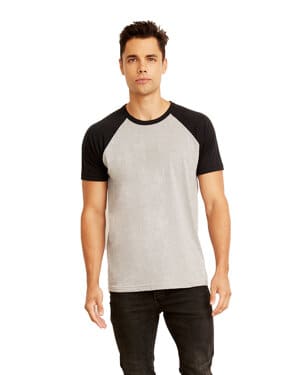 Next level apparel N3650 unisex raglan short-sleeve t-shirt