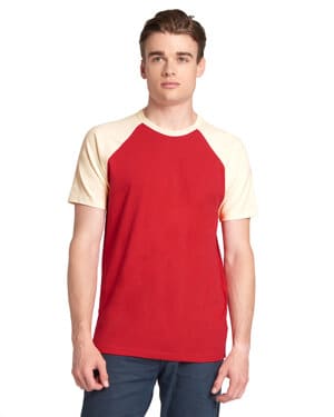 Next level apparel N3650 unisex raglan short-sleeve t-shirt