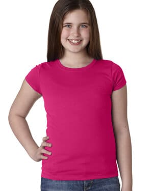 RASPBERRY Next level apparel N3710 youth girls princess t-shirt