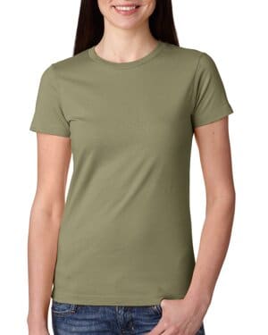 LIGHT OLIVE Next level apparel N3900 ladies' t-shirt