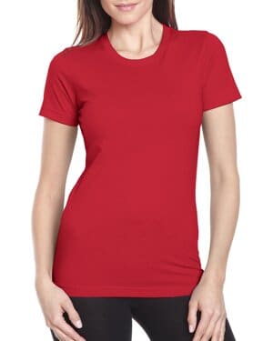 RED Next level apparel N3900 ladies' t-shirt