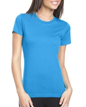 TURQUOISE Next level apparel N3900 ladies' t-shirt