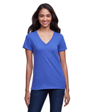 HEATHER SAPPHIRE Next level apparel N4240 ladies' eco performance t-shirt