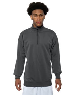 GRAPHITE A4 N4282 adult sprint fleece quarter-zip