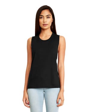 BLACK Next level apparel N5013 ladies' festival muscle tank