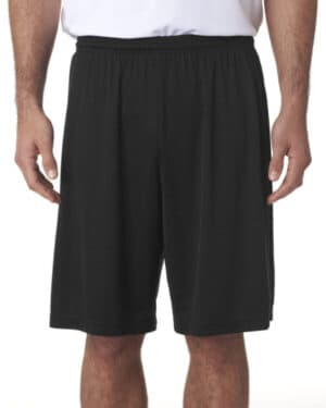 BLACK A4 N5283 men's 9 inseam performance short