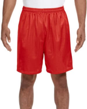 SCARLET A4 N5293 adult seven inch inseam mesh short