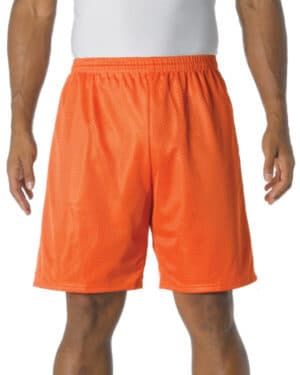 ATHLETIC ORANGE A4 N5296 adult tricot mesh short