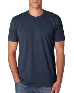 MIDNIGHT NAVY Next level apparel N6210 unisex cvc crewneck t-shirt