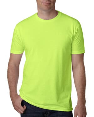 NEON GREEN Next level apparel N6210 unisex cvc crewneck t-shirt