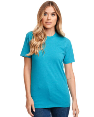 TEAL Next level apparel N6210 unisex cvc crewneck t-shirt