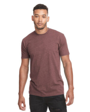 HEATHER MAROON Next level apparel N6210 unisex cvc crewneck t-shirt