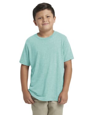 TAHITI BLUE Next level apparel N6310 youth triblend crew