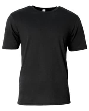 BLACK A4 NB3013 youth softek t-shirt