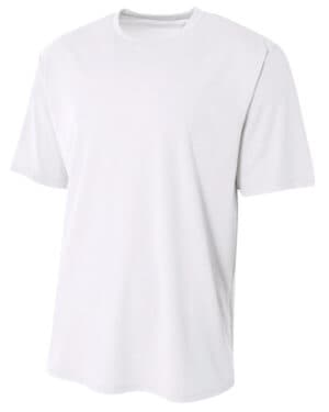 WHITE A4 NB3402 youth sprint performance t-shirt