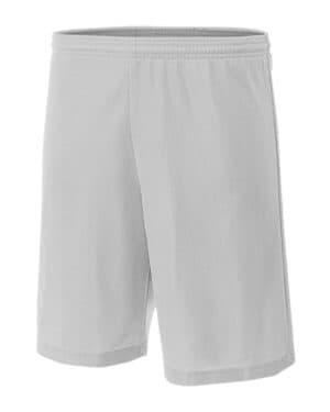 SILVER A4 NB5184 youth lined micro mesh short