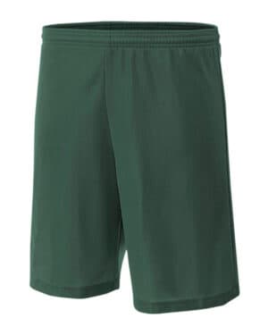 FOREST GREEN A4 NB5184 youth lined micro mesh short