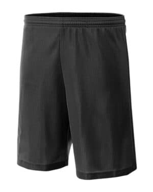 BLACK A4 NB5184 youth lined micro mesh short