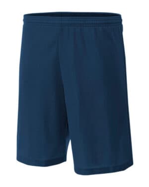 NAVY A4 NB5184 youth lined micro mesh short