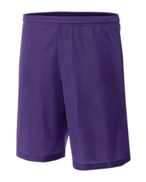 PURPLE A4 NB5184 youth lined micro mesh short