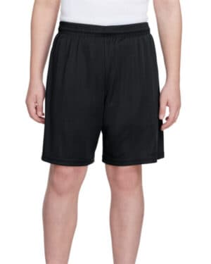 BLACK A4 NB5244 youth cooling performance polyester short