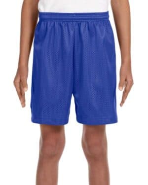 ROYAL A4 NB5301 youth six inch inseam mesh short