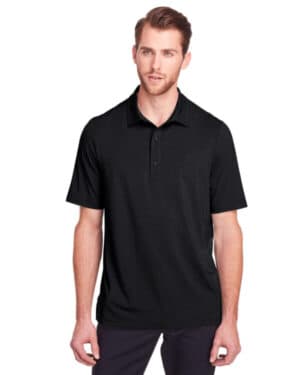 BLACK North end NE100 men's jaq snap-up stretch performance polo