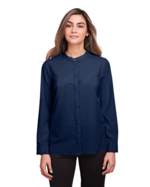 CLASSIC NAVY North end NE500W ladies' borough stretch performance shirt