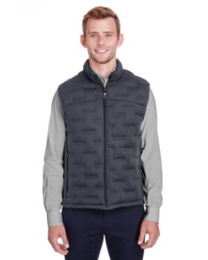 CRBN/ BLK H/ BLK North end NE709 men's loft pioneer hybrid vest