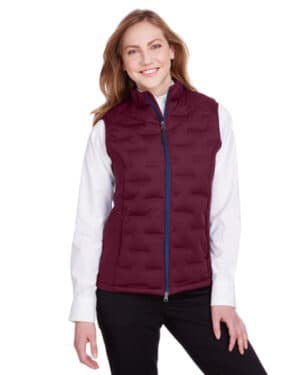 BURG/ BG H/ OL B North end NE709W ladies' loft pioneer hybrid vest