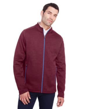 BURG HTH/ OLY BL North end NE712 men's flux 20 full-zip jacket