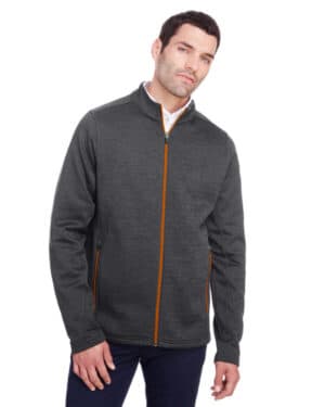 BLK HTH/ OR SODA North end NE712 men's flux 20 full-zip jacket