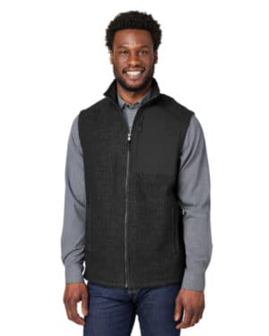 BLACK/ BLACK North end NE714 men's aura sweater fleece vest