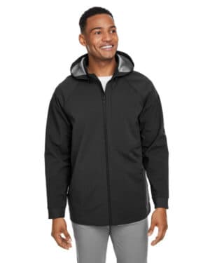 BLACK North end NE718 men's city hybrid soft shell hooded jacket