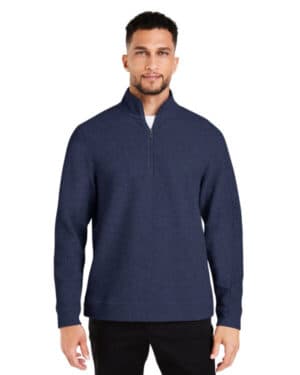 CLASSIC NAVY HTH North end NE725 men's spirit textured quarter-zip