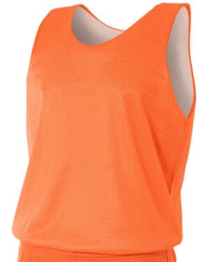 ORANGE/ WHITE A4 NF1270 men's reversible mesh tank