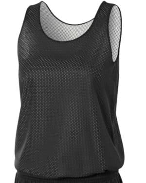 BLACK/ WHITE A4 NW1000 ladies' reversible mesh tank