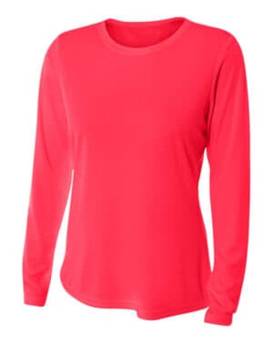 NW3002 ladies' long sleeve cooling performance crew shirt