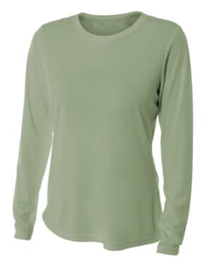 OLIVE NW3002 ladies' long sleeve cooling performance crew shirt