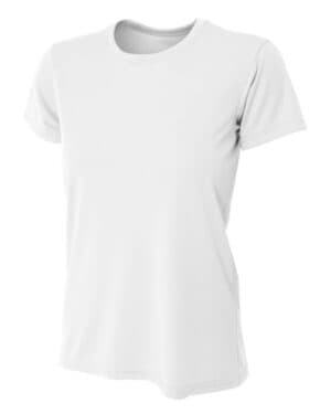 WHITE A4 NW3201 ladies' cooling performance t-shirt