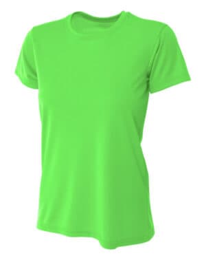 SAFETY GREEN A4 NW3201 ladies' cooling performance t-shirt