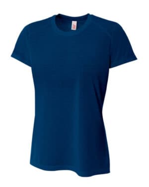 NAVY A4 NW3264 ladies' short sleeve spun poly t-shirt