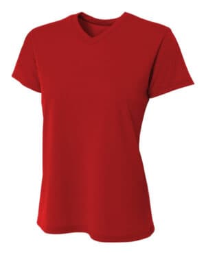 A4 NW3402 ladies' sprint performance v-neck t-shirt