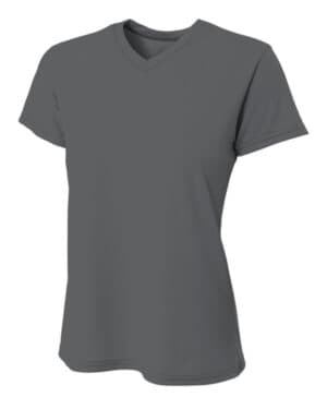 GRAPHITE A4 NW3402 ladies' sprint performance v-neck t-shirt