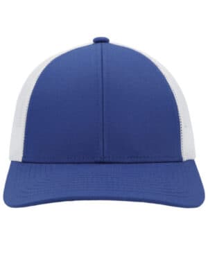 ROYAL/ WHT/ ROYL Pacific headwear P114 low-pro trucker cap