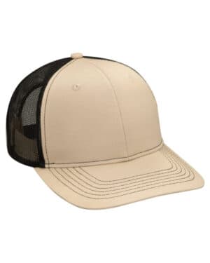 KHAKI/ BLACK Adams PV112 adult eclipse cap