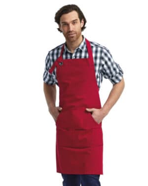 RED Artisan collection by reprime RP137 calibre heavy cotton canvas pocket apron