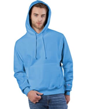 LIGHT BLUE Champion S1051 reverse weave pullover hooded sweatshirt