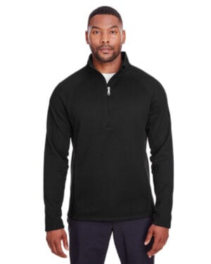 BLACK/ BLACK Spyder S16561 men's constant half-zip sweater