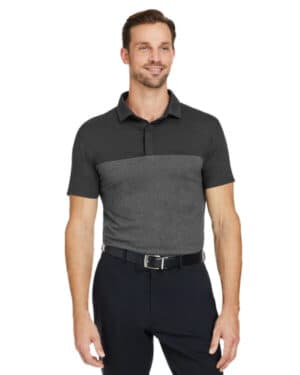 BLACK/ BLK FROST Spyder S18023 men's spyre flex colorblock polo